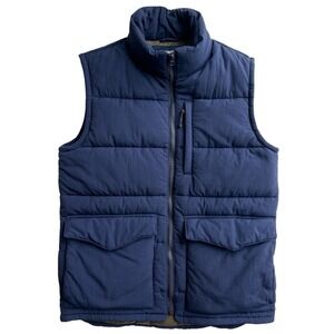 J.Crew Nordic Navy PrimaLoft Quilted Puffer Vest Mens Small